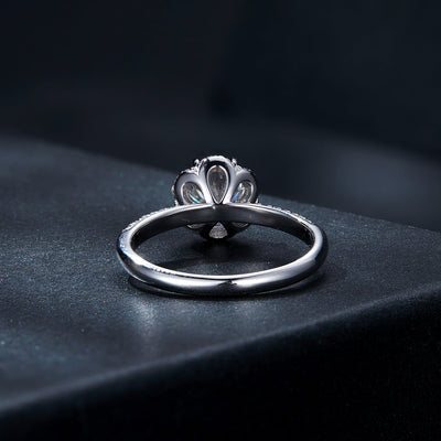 Irene Moissanite Ring - The Silver Goose SA