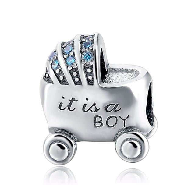 It's a Boy Pram Charm - The Silver Goose SA