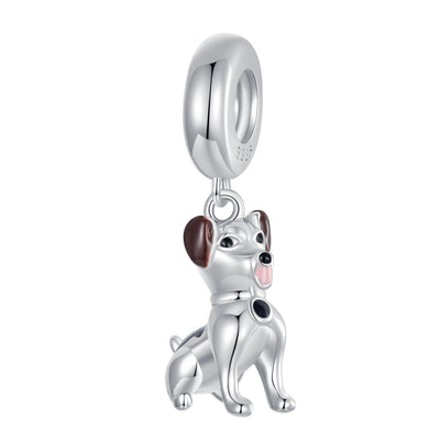 Jack Russel Pendant Charm - The Silver Goose SA