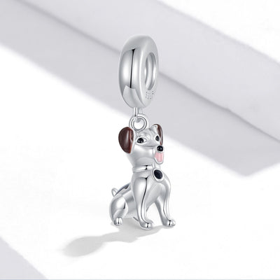 Jack Russel Pendant Charm - The Silver Goose SA