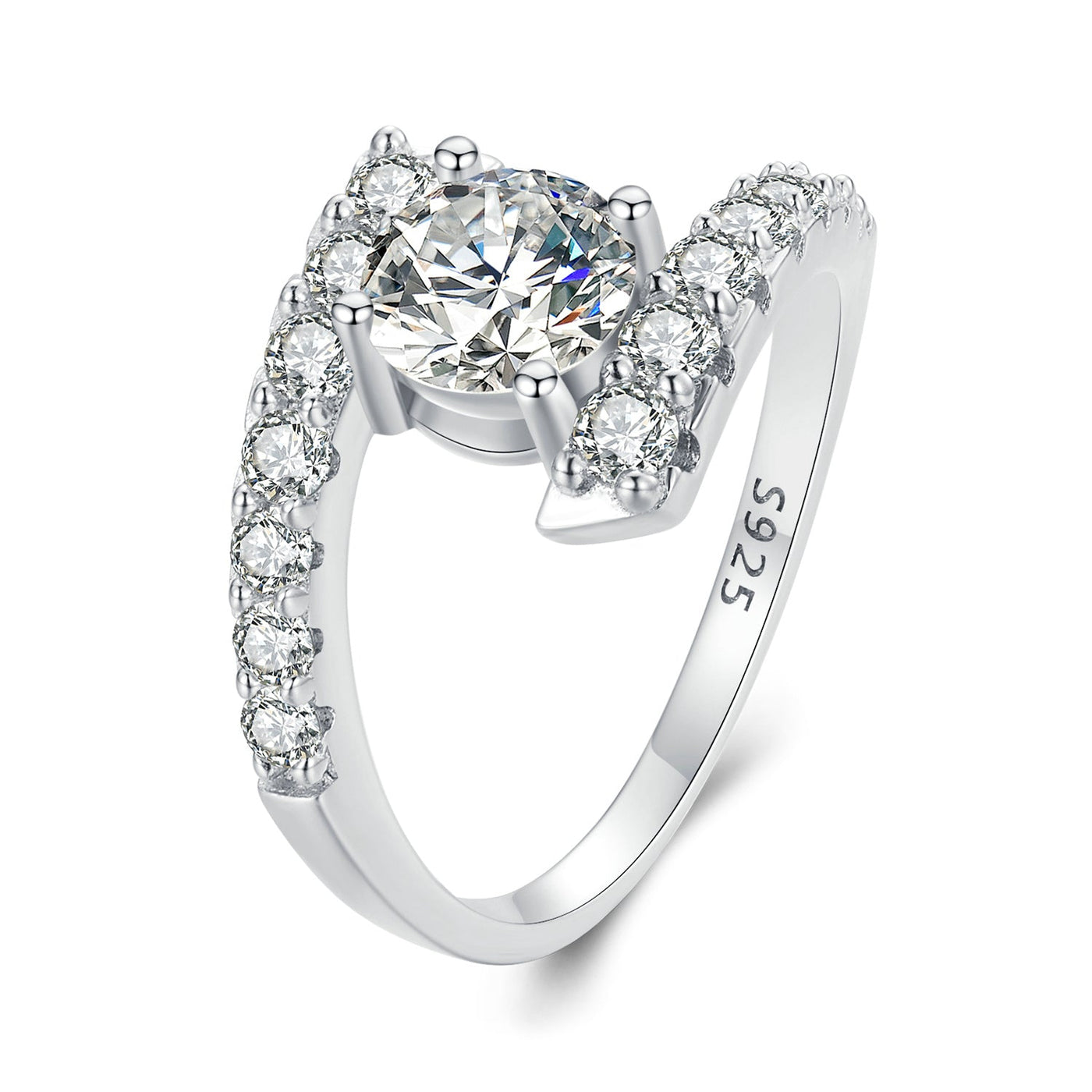 Kiara Moissanite Ring - The Silver Goose SA