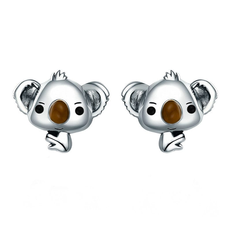 Koala Bear Earrings - The Silver Goose SA