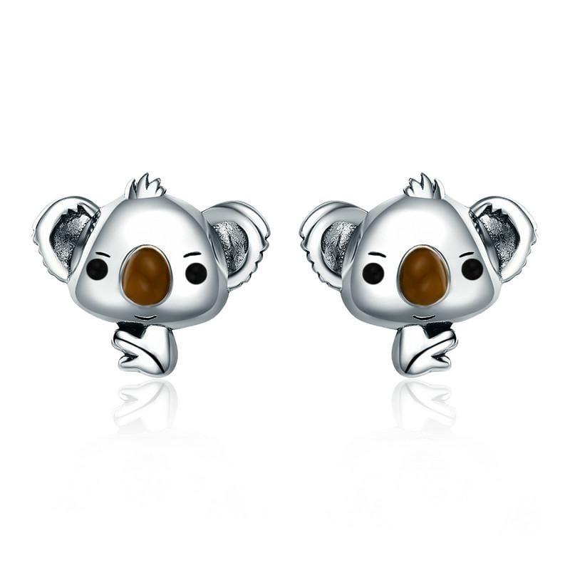 Koala Bear Earrings - The Silver Goose SA