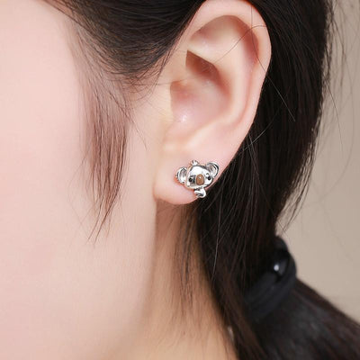Koala Bear Earrings - The Silver Goose SA