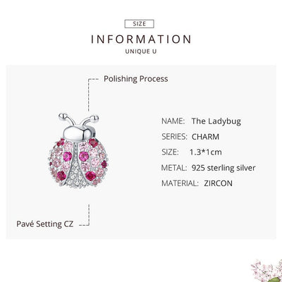 Ladybug Reflexion Charm - The Silver Goose SA