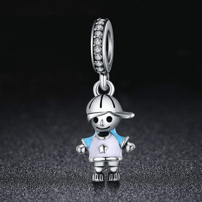 Little Boy Pendant Charm - The Silver Goose SA