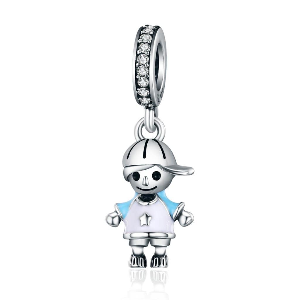 Little Boy Pendant Charm - The Silver Goose SA