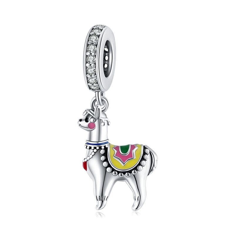 Llama Pendant Charm - The Silver Goose SA