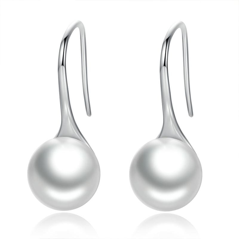 Long Pearl Drop Earrings - The Silver Goose SA