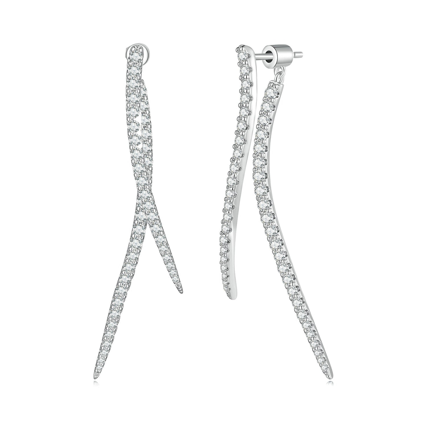 Long Tassel Two Piece Earrings - The Silver Goose SA