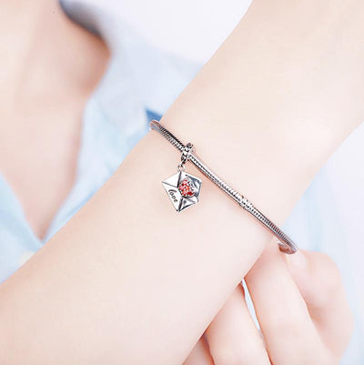 Love Letter Pendant Charm - The Silver Goose SA