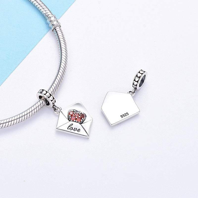 Love Letter Pendant Charm - The Silver Goose SA