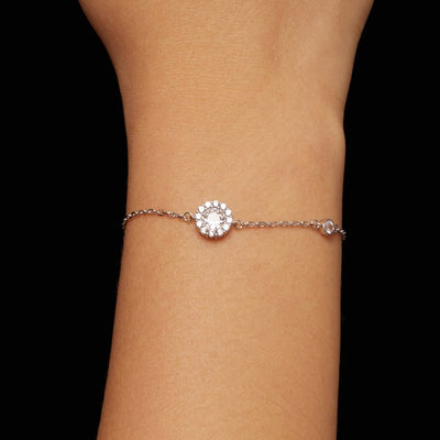 Lucy Moissanite Strand Bracelet - The Silver Goose SA