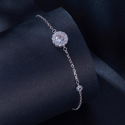 Lucy Moissanite Strand Bracelet - The Silver Goose SA