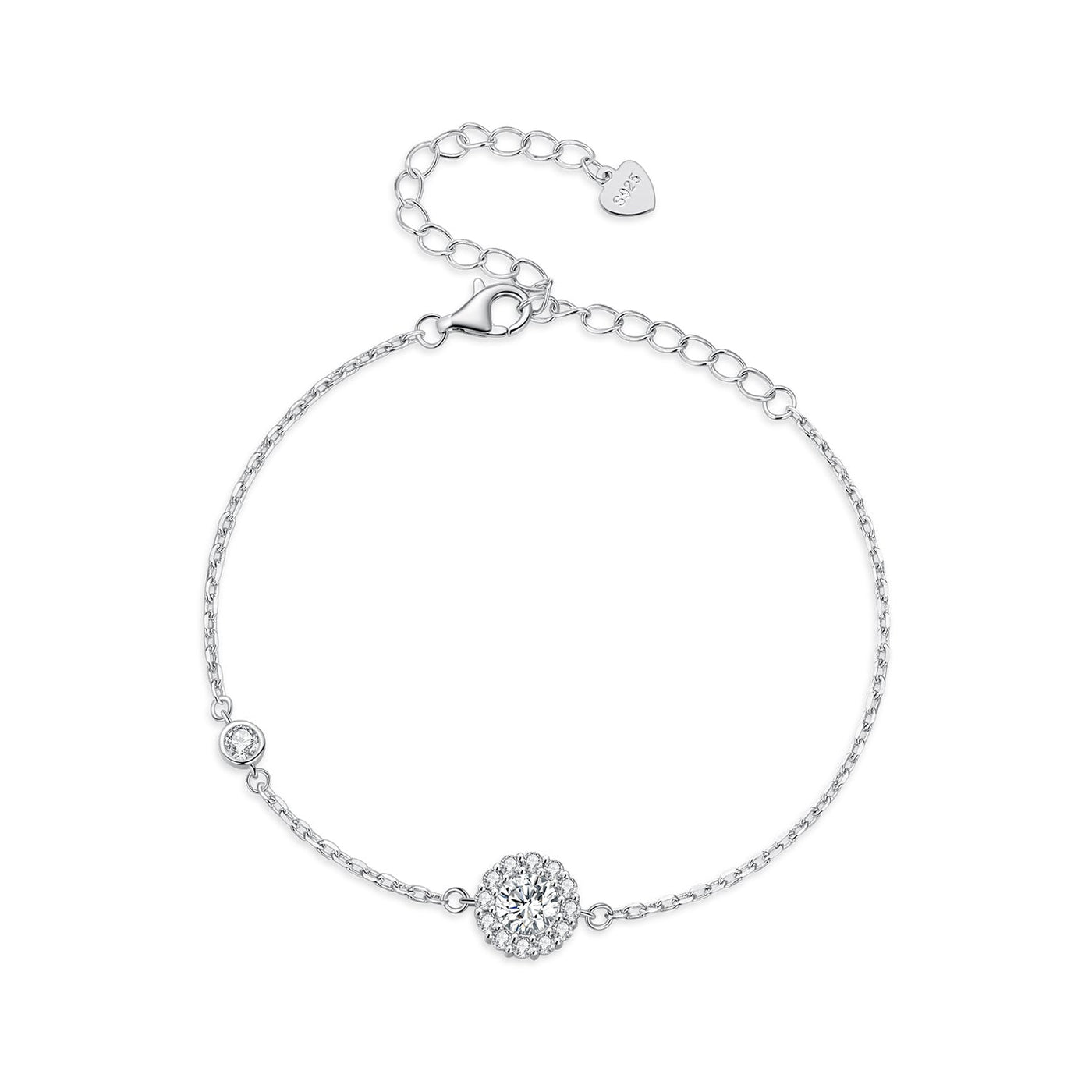 Lucy Moissanite Strand Bracelet - The Silver Goose SA