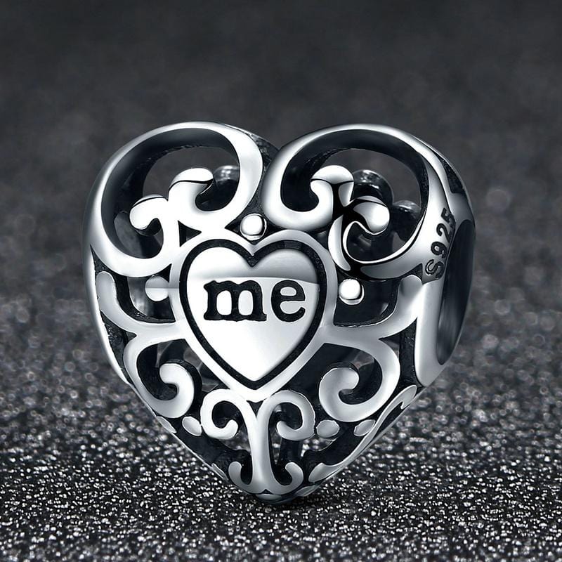 Me Heart Charm - The Silver Goose SA