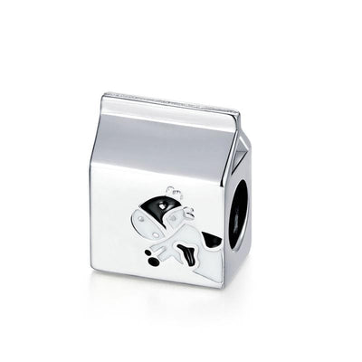 Milk Carton Charm - The Silver Goose SA