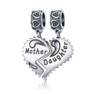 Mother & Daughter Pendant Charm - The Silver Goose SA