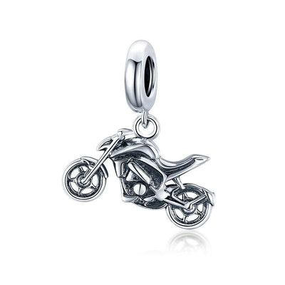 Motorbike Pendant Charm - The Silver Goose SA