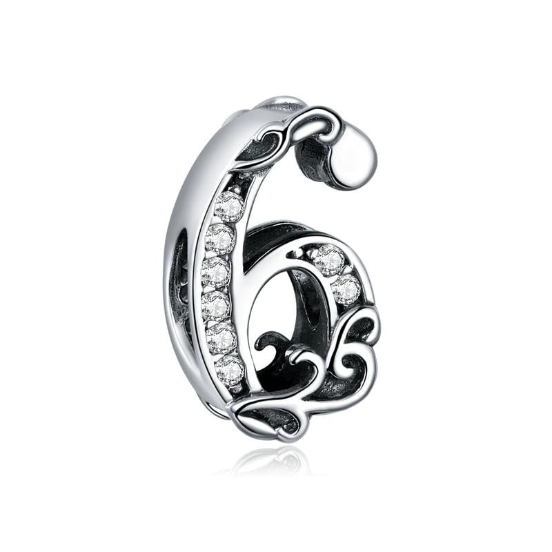 Number Charms - The Silver Goose SA
