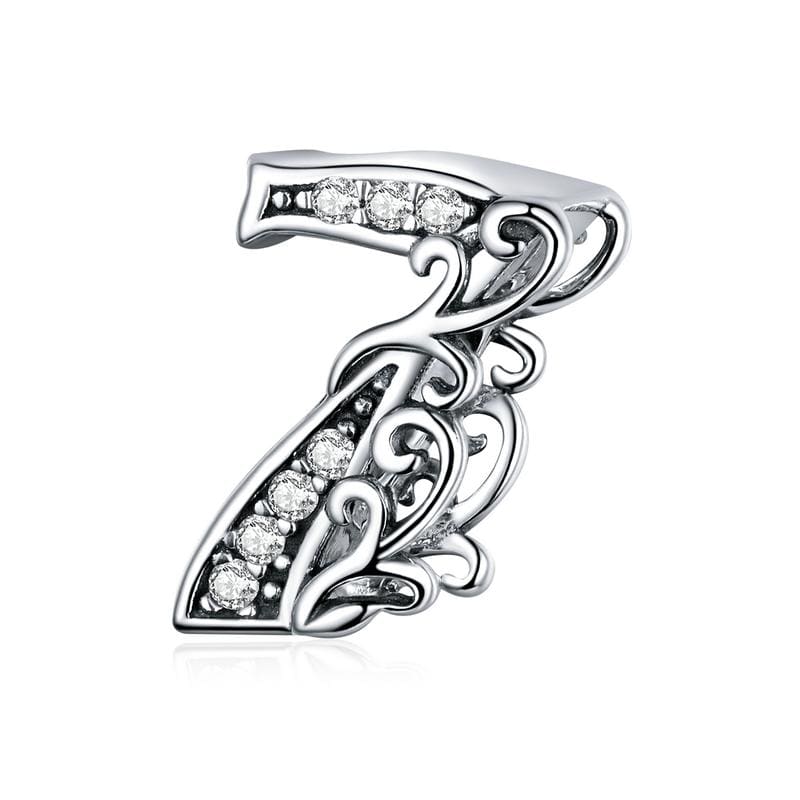 Number Charms - The Silver Goose SA