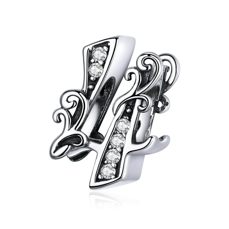 Number Charms - The Silver Goose SA