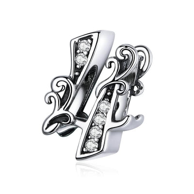 Number Charms - The Silver Goose SA