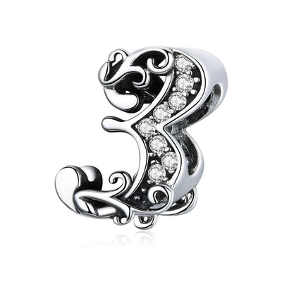 Number Charms - The Silver Goose SA