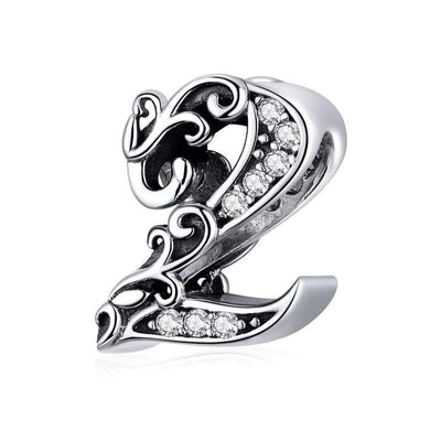 Number Charms - The Silver Goose SA