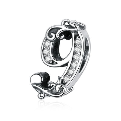 Number Charms - The Silver Goose SA