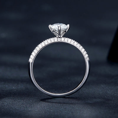 Olivia Moissanite Ring - The Silver Goose SA