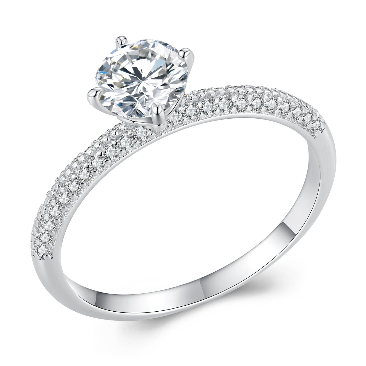 Olivia Moissanite Ring - The Silver Goose SA