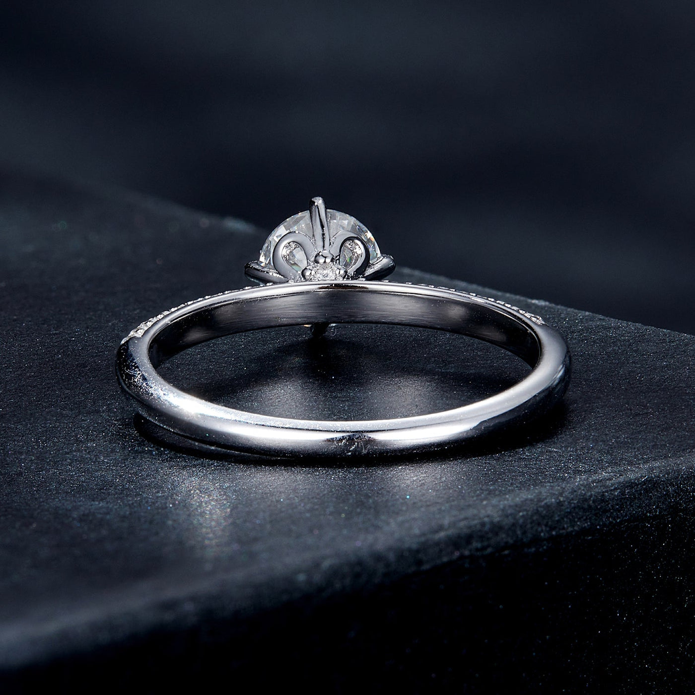 Olivia Moissanite Ring - The Silver Goose SA