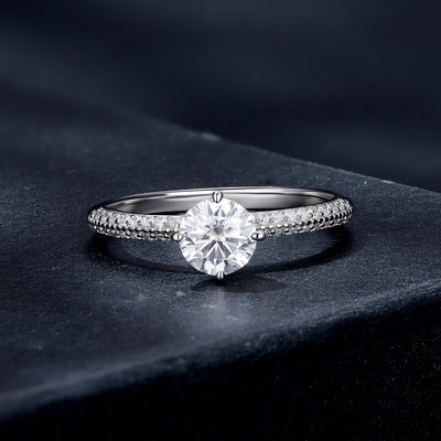 Olivia Moissanite Ring - The Silver Goose SA