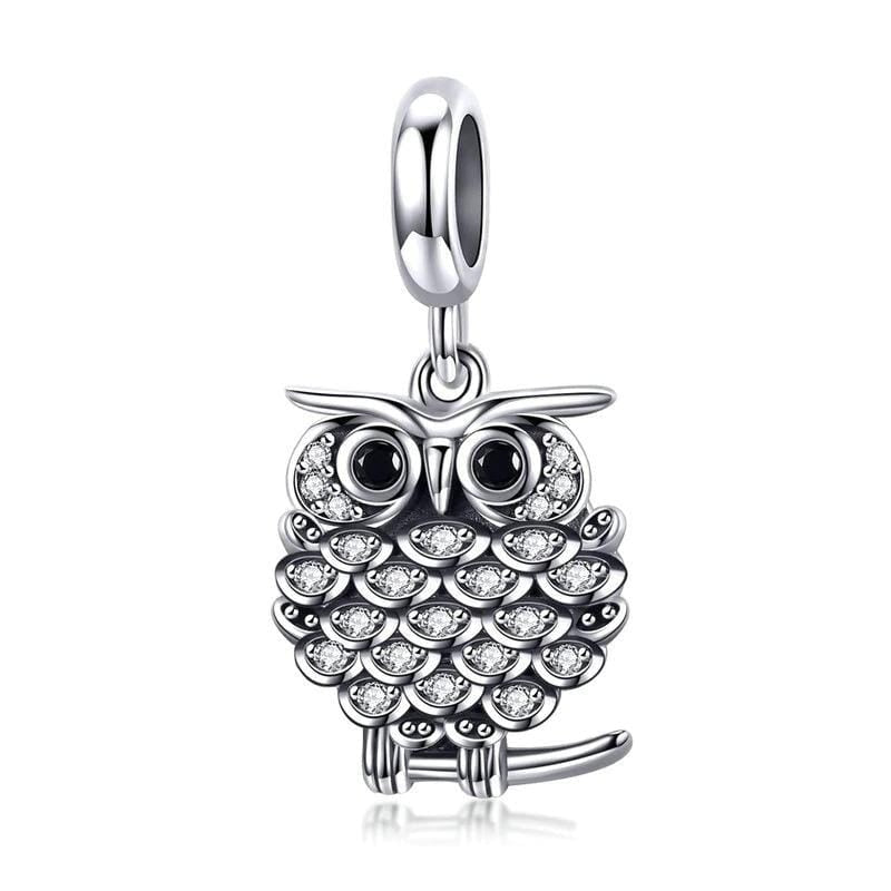 Owl Pendant Charm - The Silver Goose SA