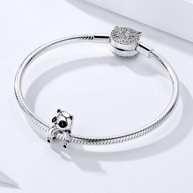 Panda Hug Charm - The Silver Goose SA