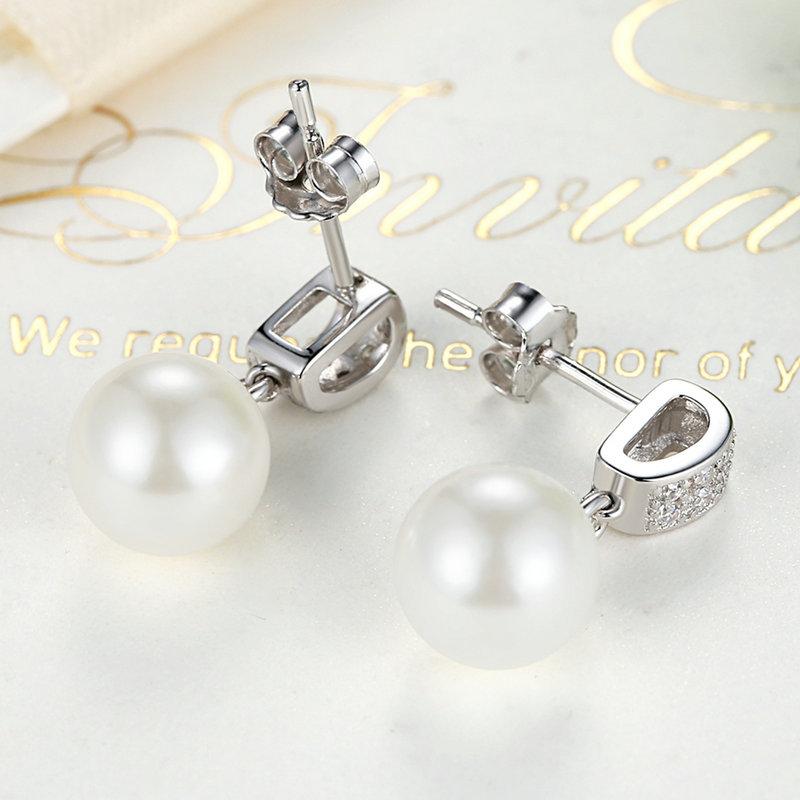Pearl Drop Earrings - The Silver Goose SA