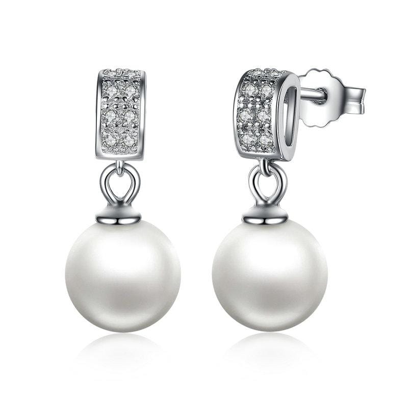Pearl Drop Earrings - The Silver Goose SA
