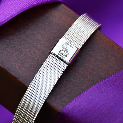 Personalised Belt Bracelet (14mm Width) - The Silver Goose SA