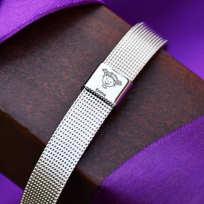 Personalised Belt Bracelet (14mm Width) - The Silver Goose SA