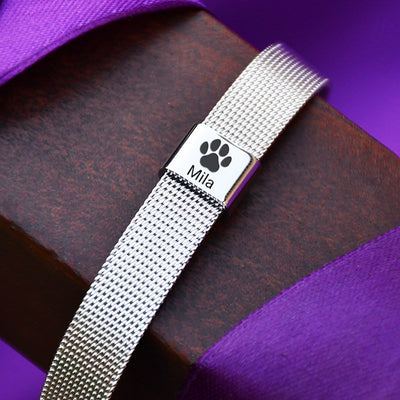 Personalised Belt Bracelet (14mm Width) - The Silver Goose SA
