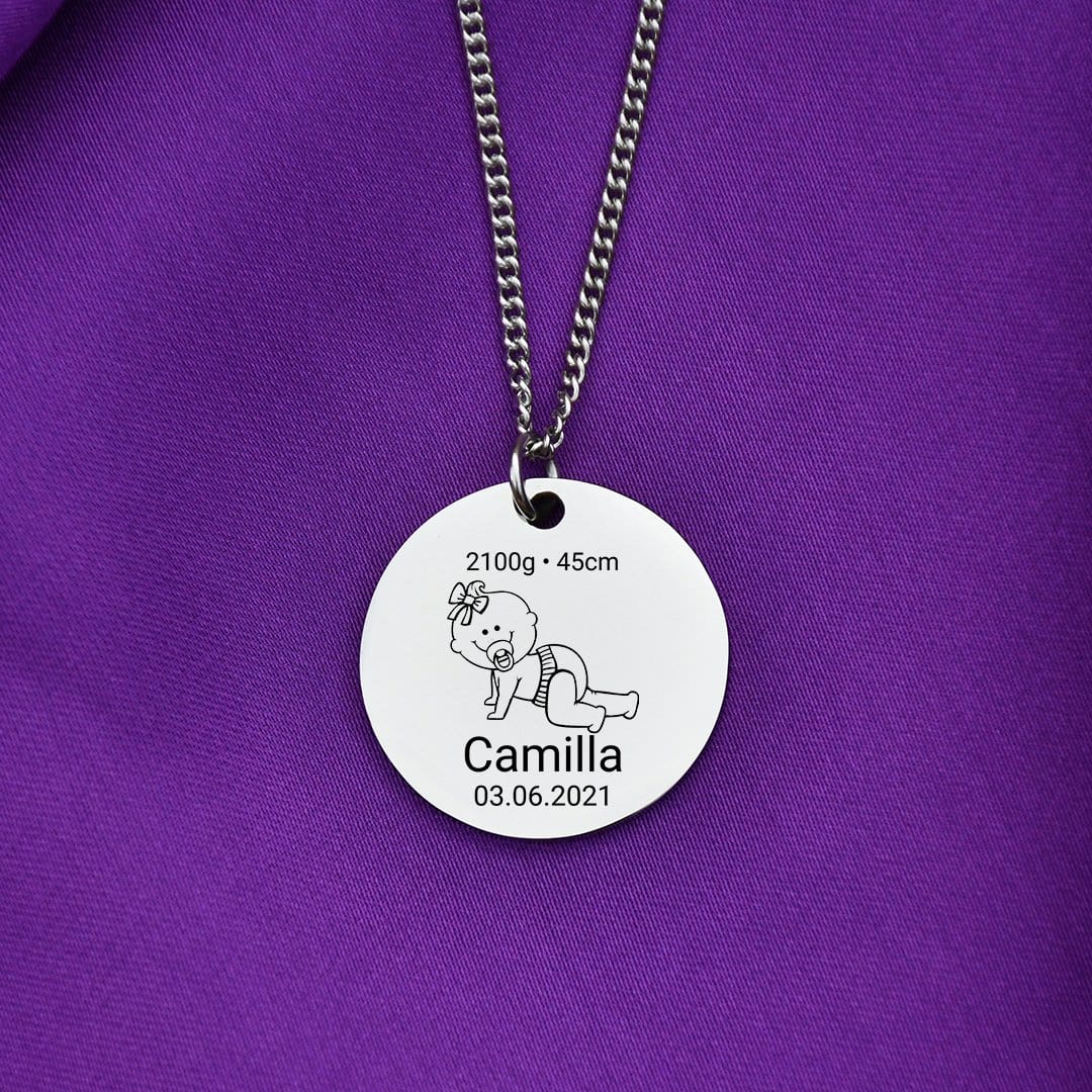 Personalised Necklace - The Silver Goose SA