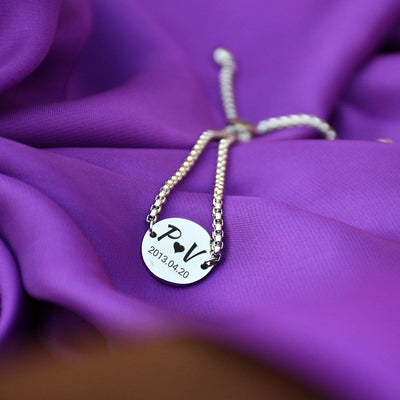 Personalised Tennis Bracelet - The Silver Goose SA
