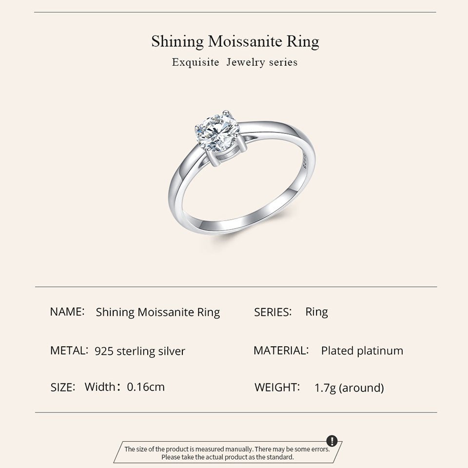 Phoebe Moissanite Ring - The Silver Goose SA