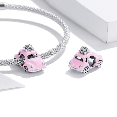 Pink Beach Buggy Charm - The Silver Goose SA