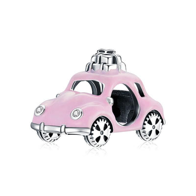 Pink Beach Buggy Charm - The Silver Goose SA