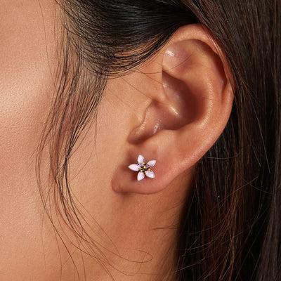 Pink Cherry Blossom Earrings - The Silver Goose SA