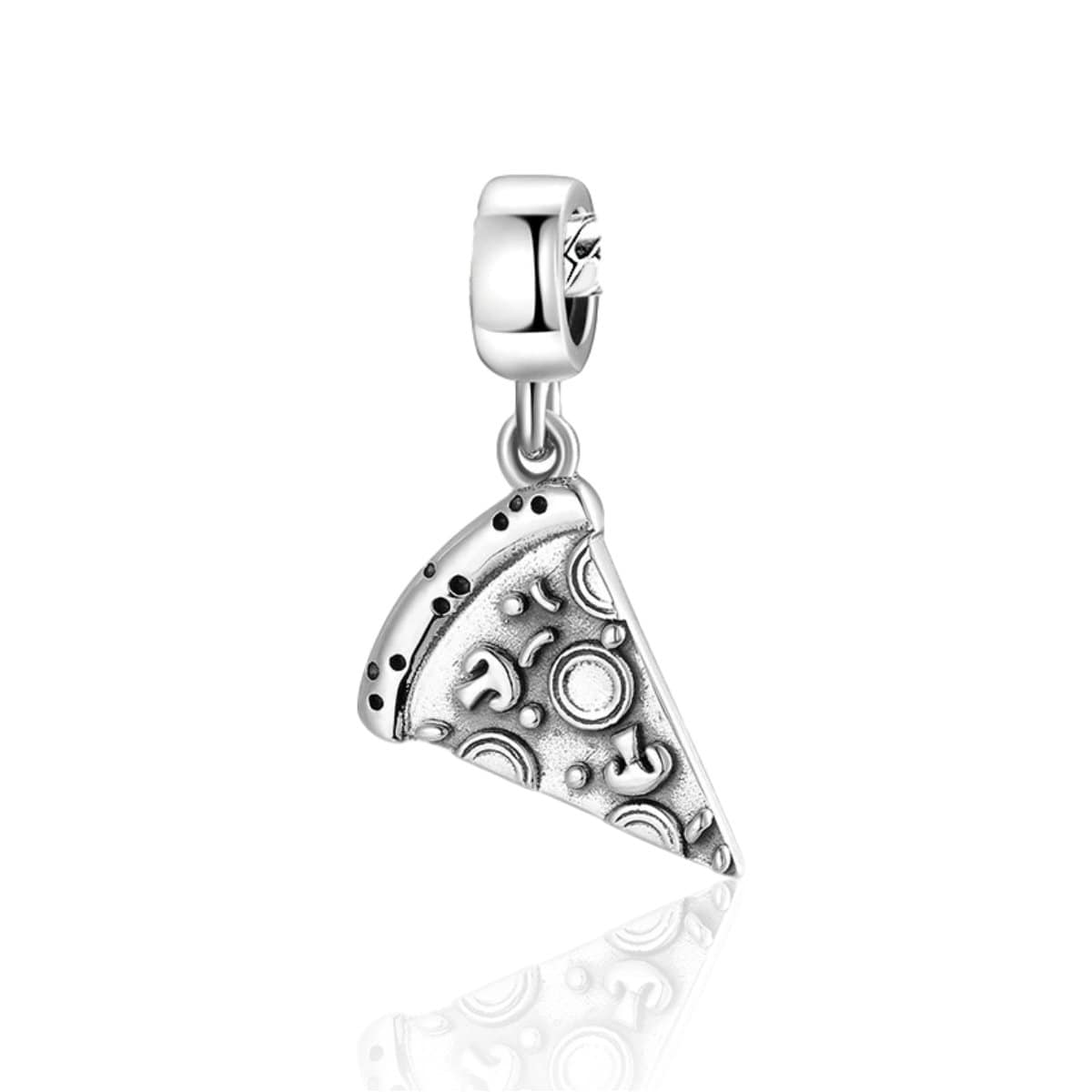 Pizza Slice Pendant Charm - The Silver Goose SA