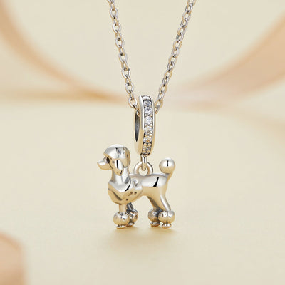 Poodle Pendant Charm - The Silver Goose SA