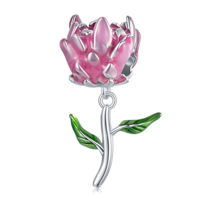 Protea Pendant Charm - The Silver Goose SA